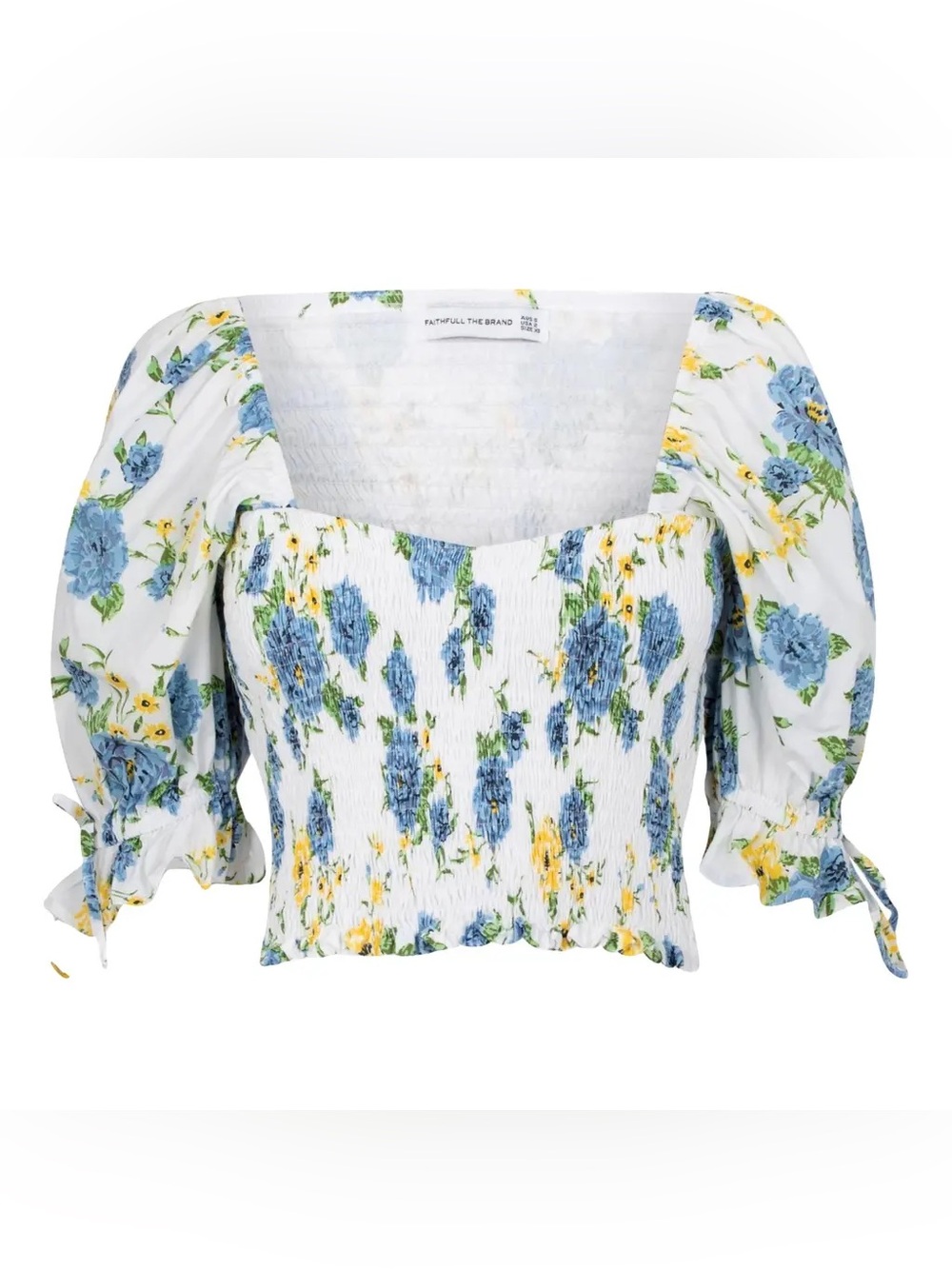 Faithfull the Brand Palmora Floral Blouse - XS